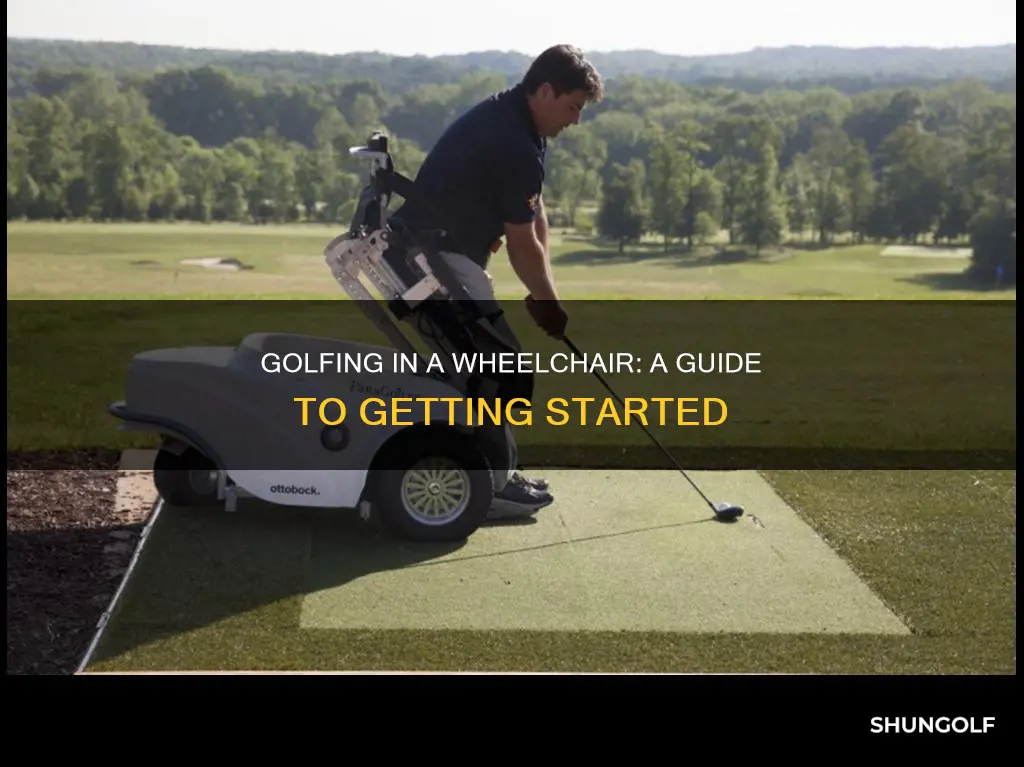 how to golf in a wheelchair