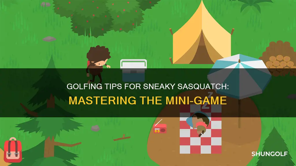 how to golf in sneaky sasquatch