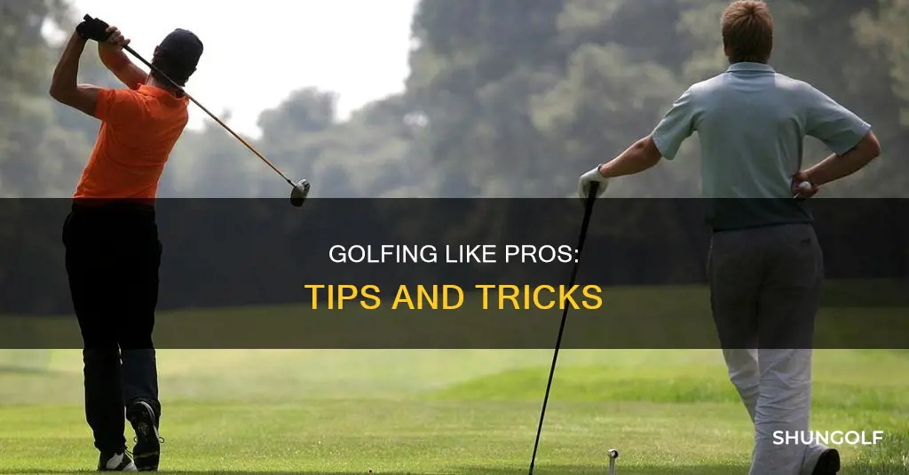 how to golf like a pro