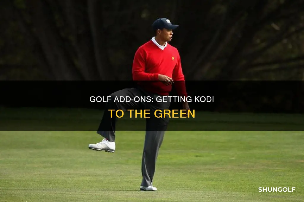 how to golf on kodi