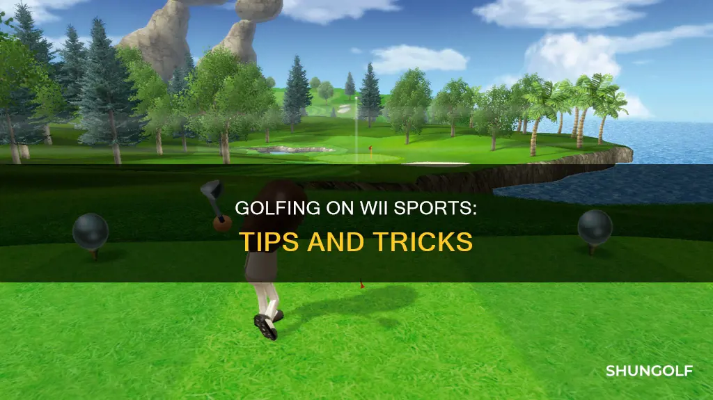 how to golf on wii sports