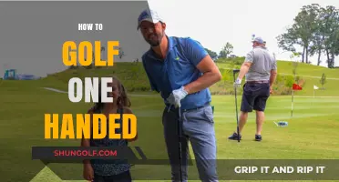 Golfing One-Handed: The Ultimate Guide