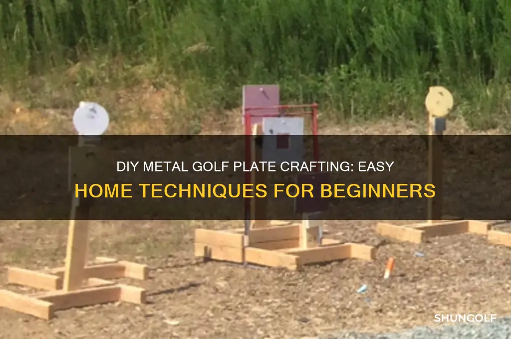 how to golf plate metal at home