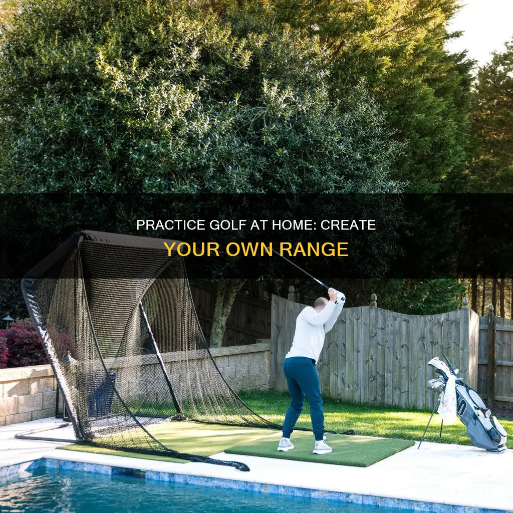 how to golf range at home
