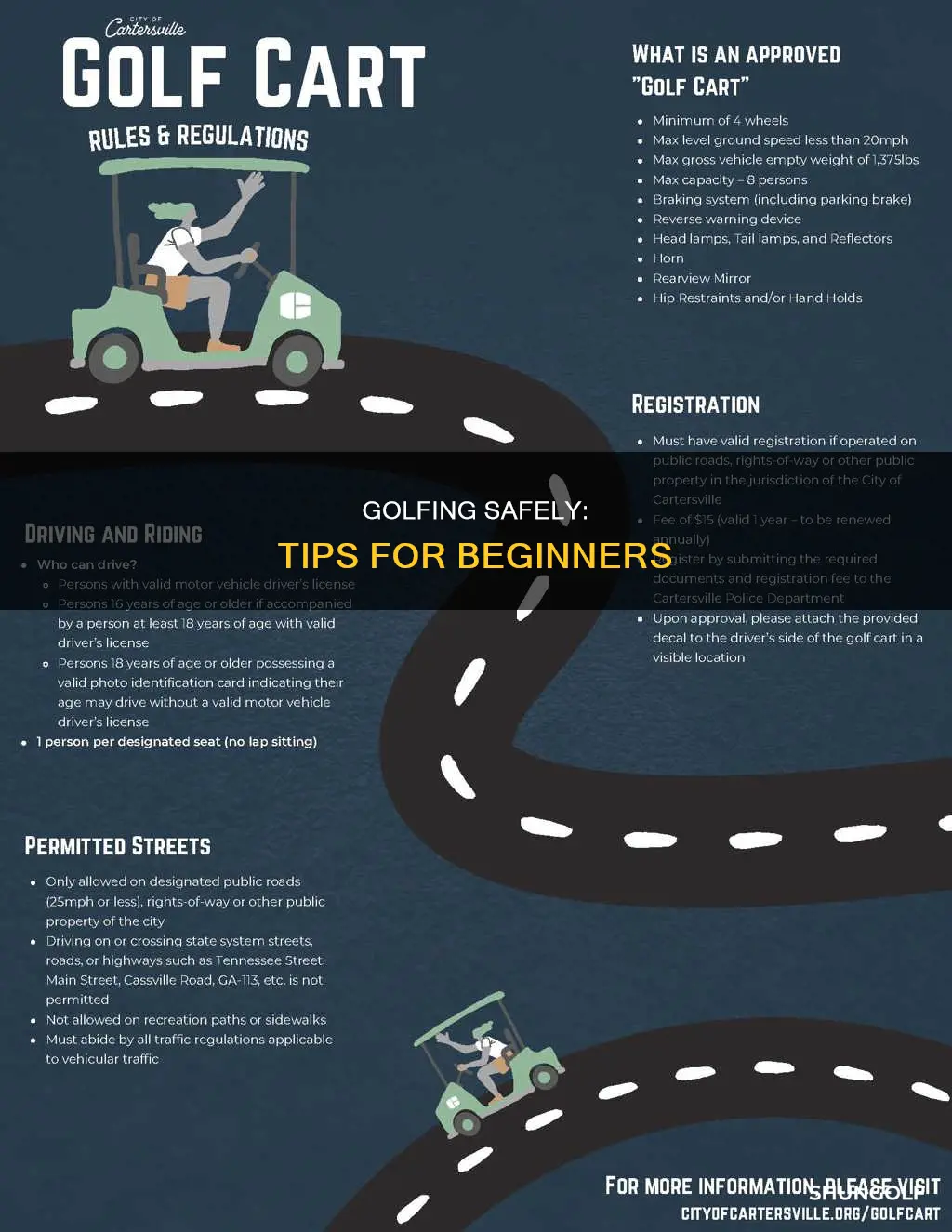 how to golf safely