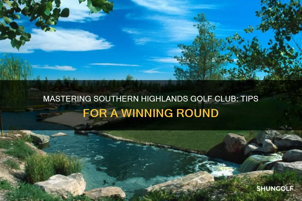 how to golf southern highlands golf club