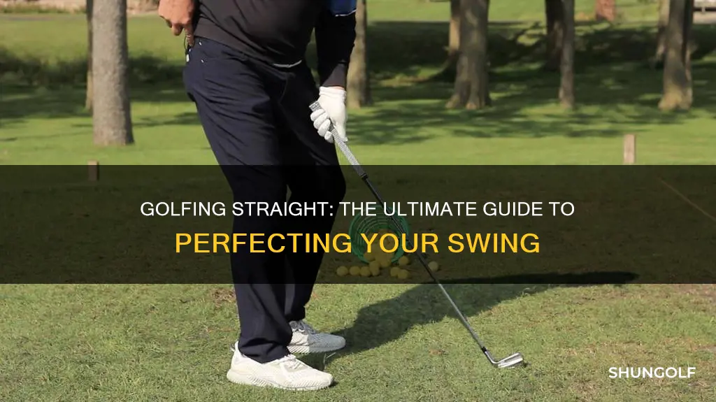 how to golf straight