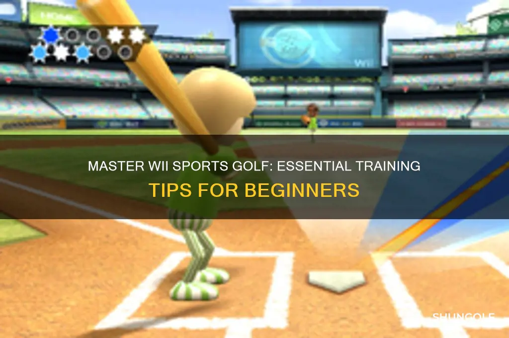 how to golf training on wii sports