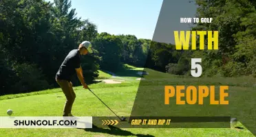 Golfing with a Group: Strategies for Five Players