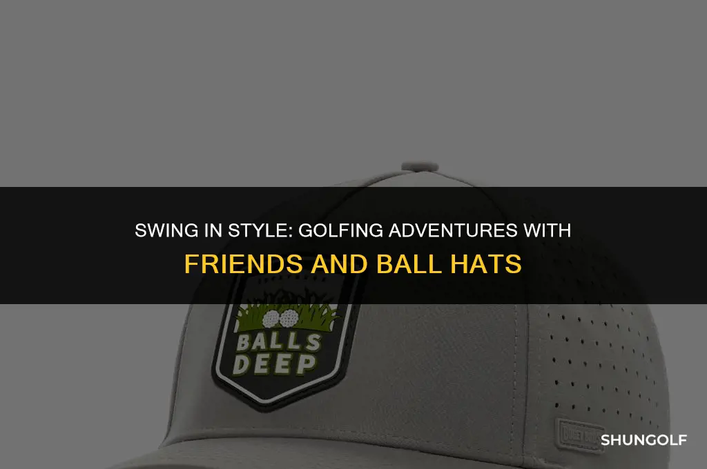 how to golf with your friends ball hats