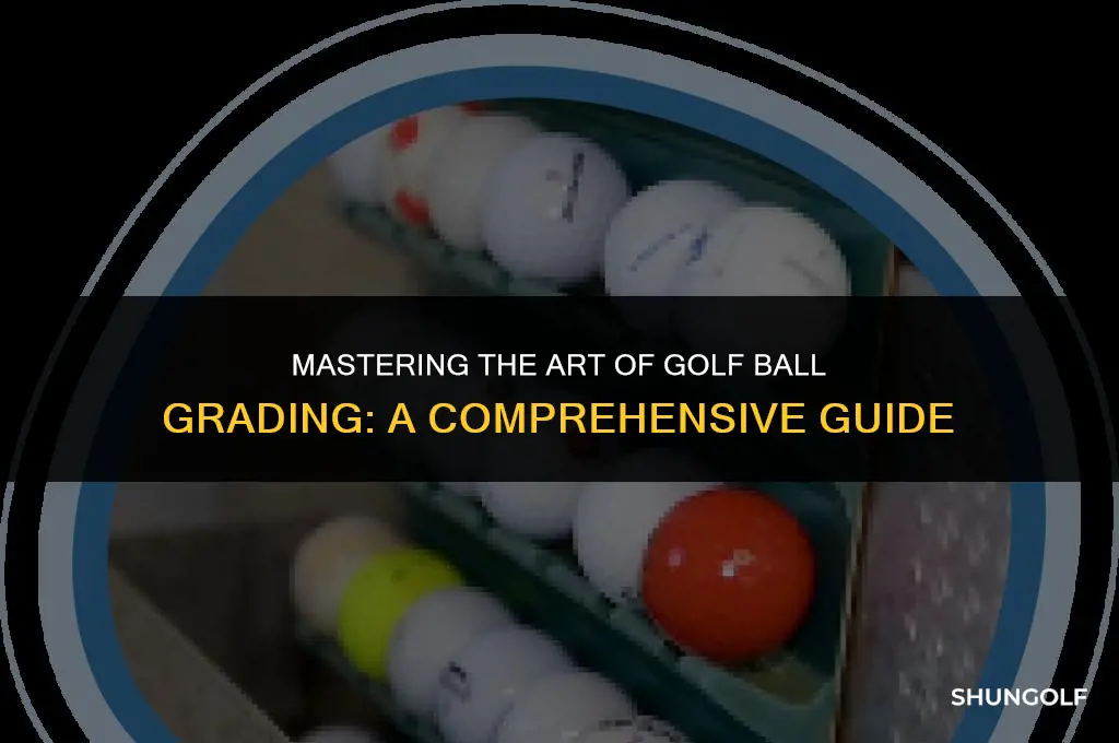 how to grade golf balls