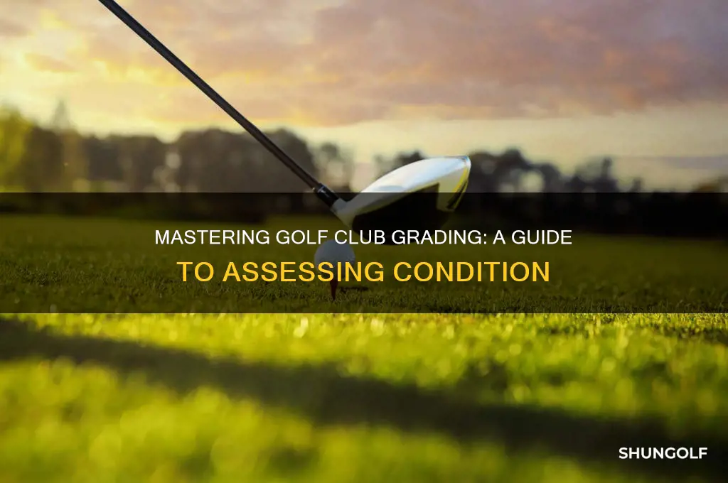 how to grade golf clubs condition