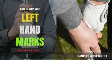 Mastering the Golf Grip: Left-Hand Markings for Optimal Performance