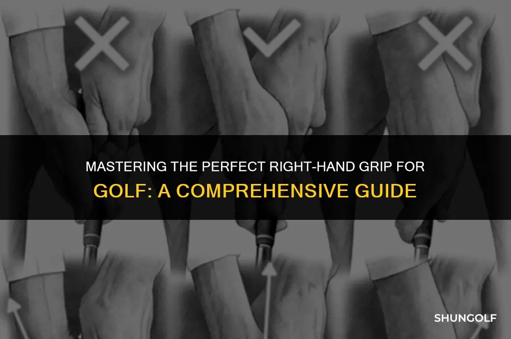 how to grip right hand in golf
