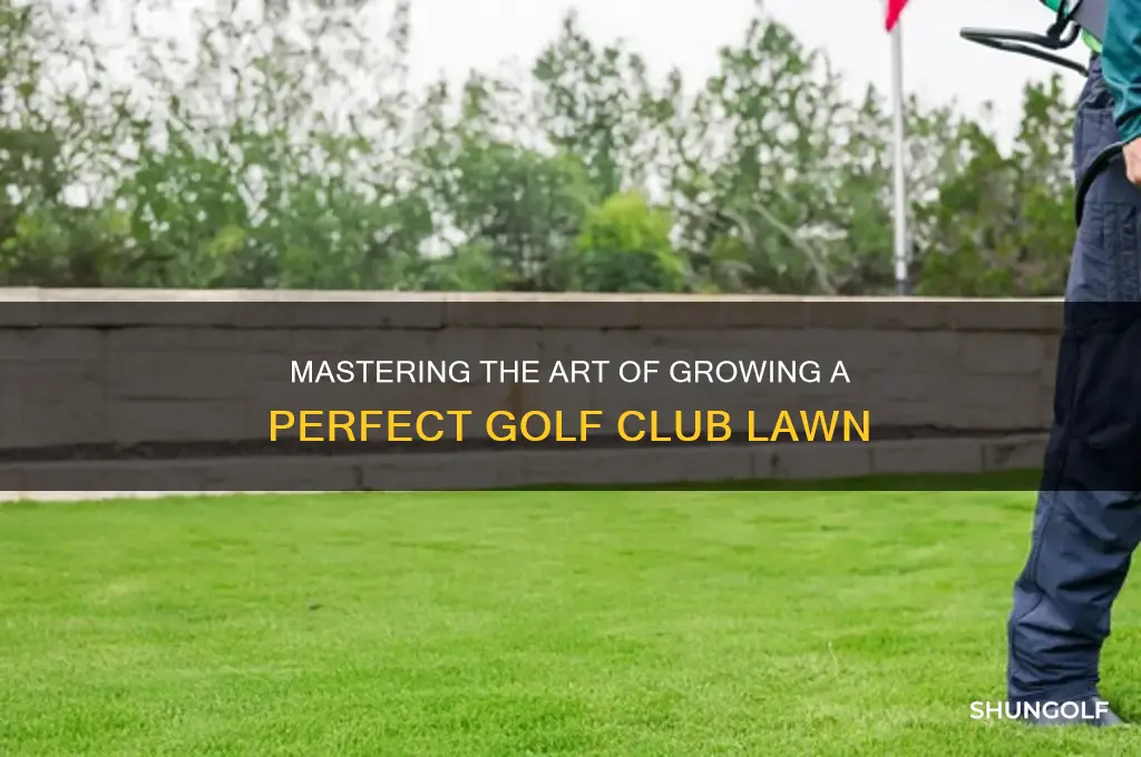how to grow a golf club lawn