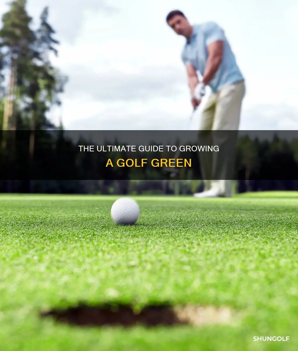 how to grow a golf green