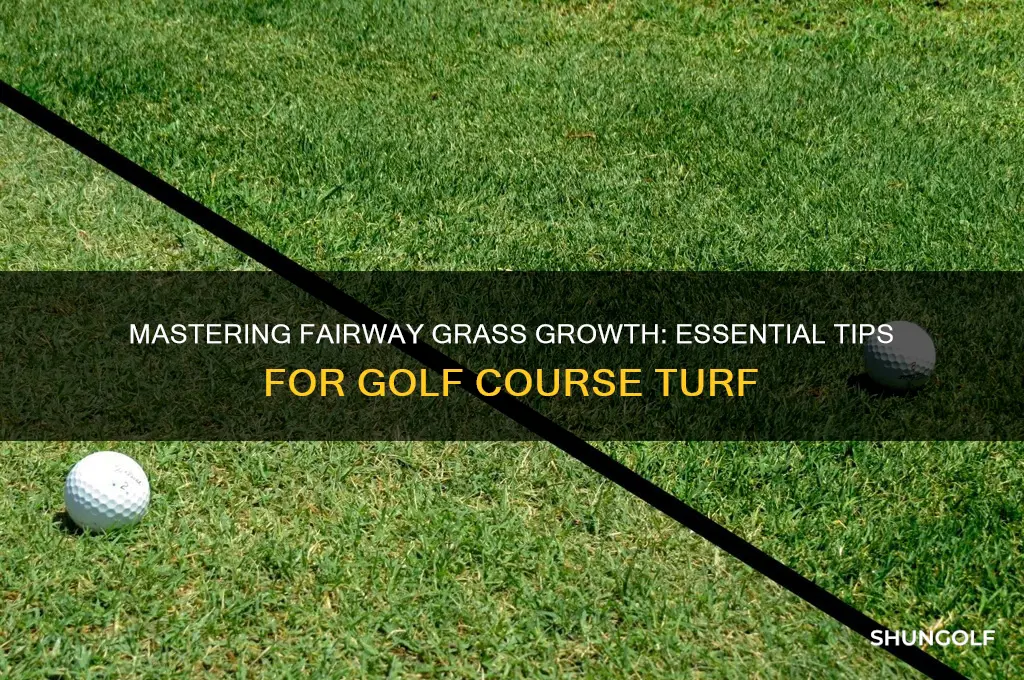 how to grow golf course fairway grass