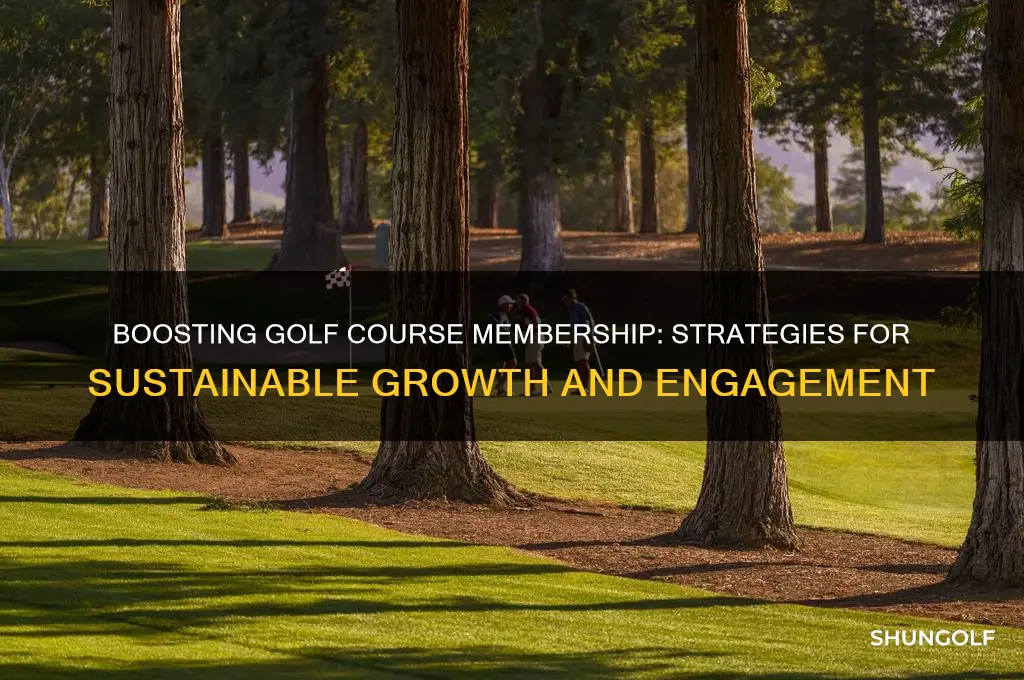 how to grow golf course membership