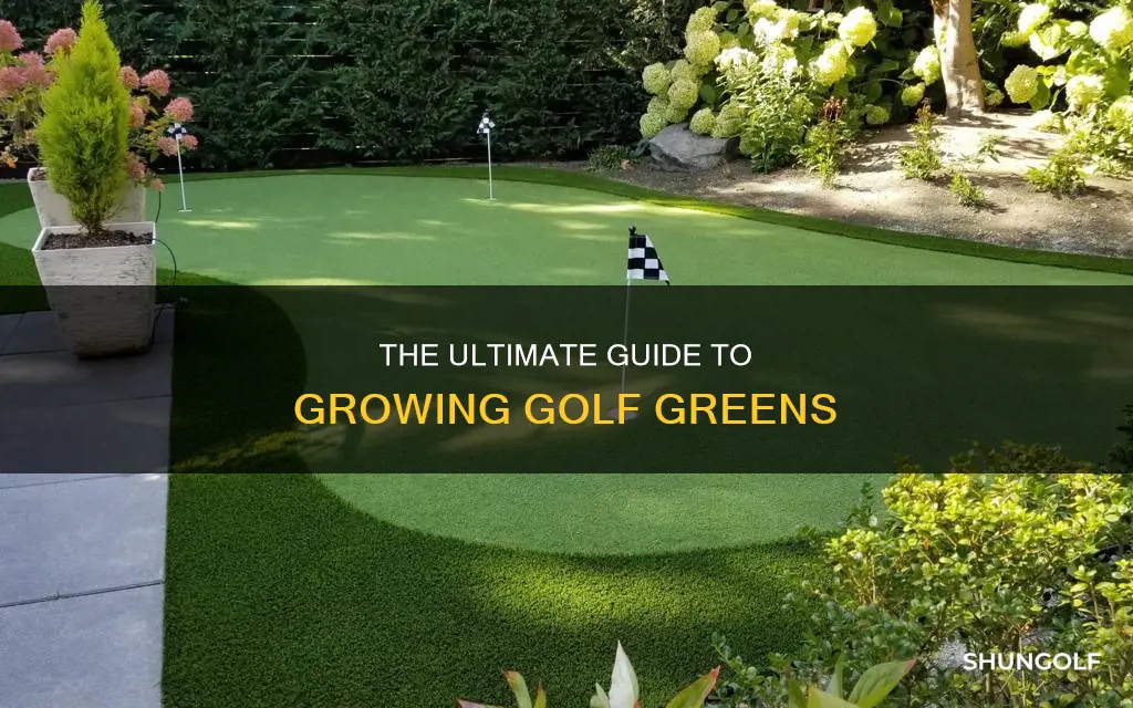 how to grow golf green