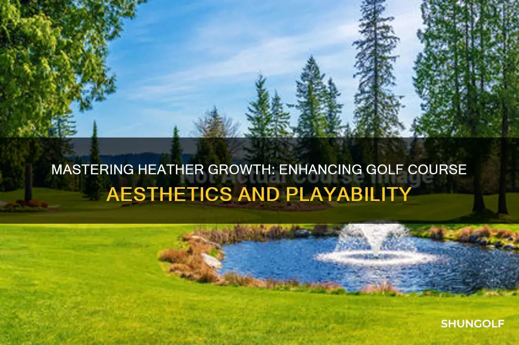 how to grow heather on a golf course