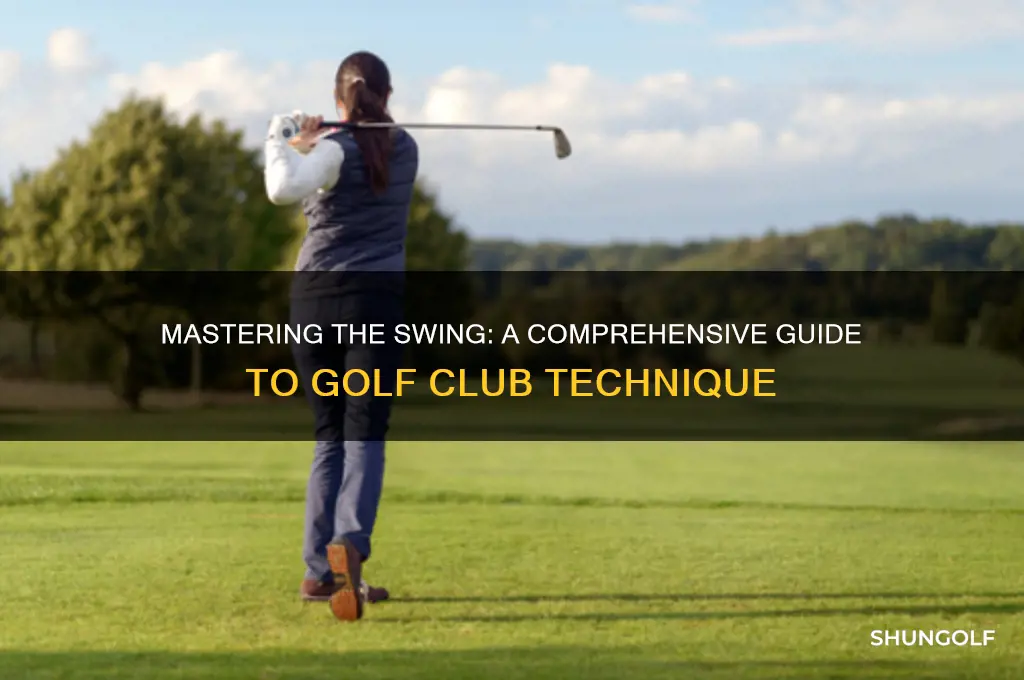how to guide someone to swing a golf club