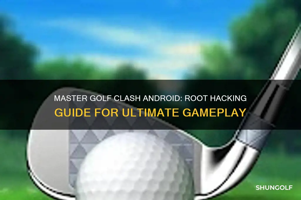 how to hack golf clash android root