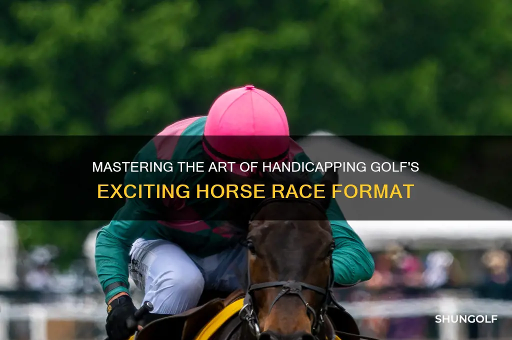 how to handicap a golf horse race