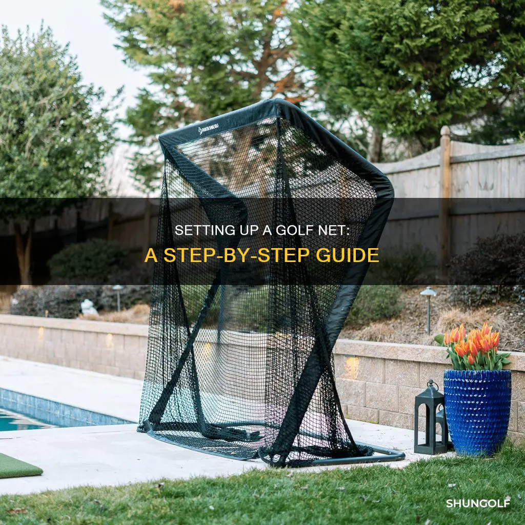 how to hang a golf net