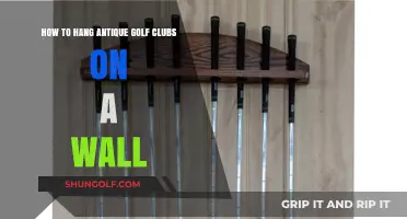 Displaying Vintage Golf Clubs: A Guide to Wall Mounting