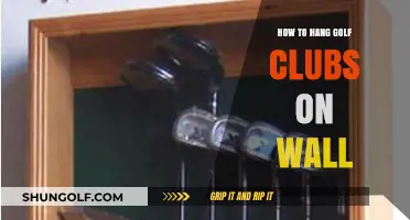 Creative Golf Club Wall Display: Easy Hanging Tips and Tricks
