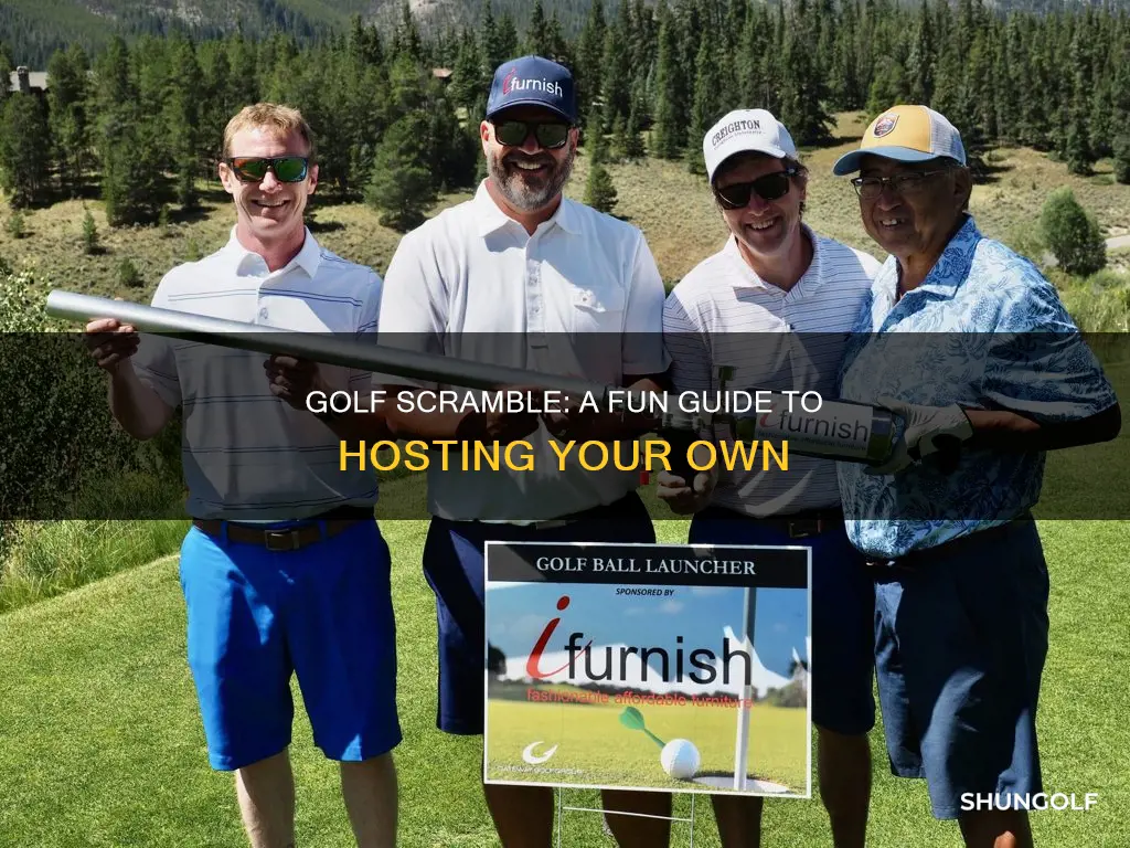 how to have a golf scramble