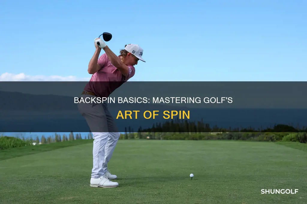 how to have backspin in golf