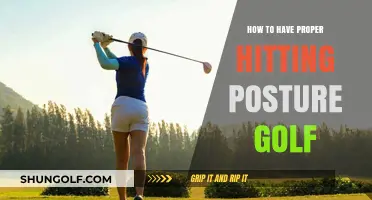 Master Your Golf Swing: Perfecting Proper Hitting Posture for Success