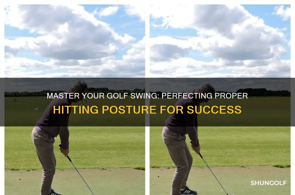 how to have proper hitting posture golf