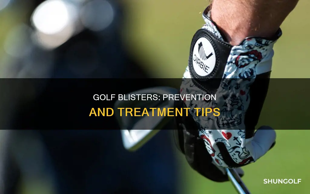 how to help golf blisters