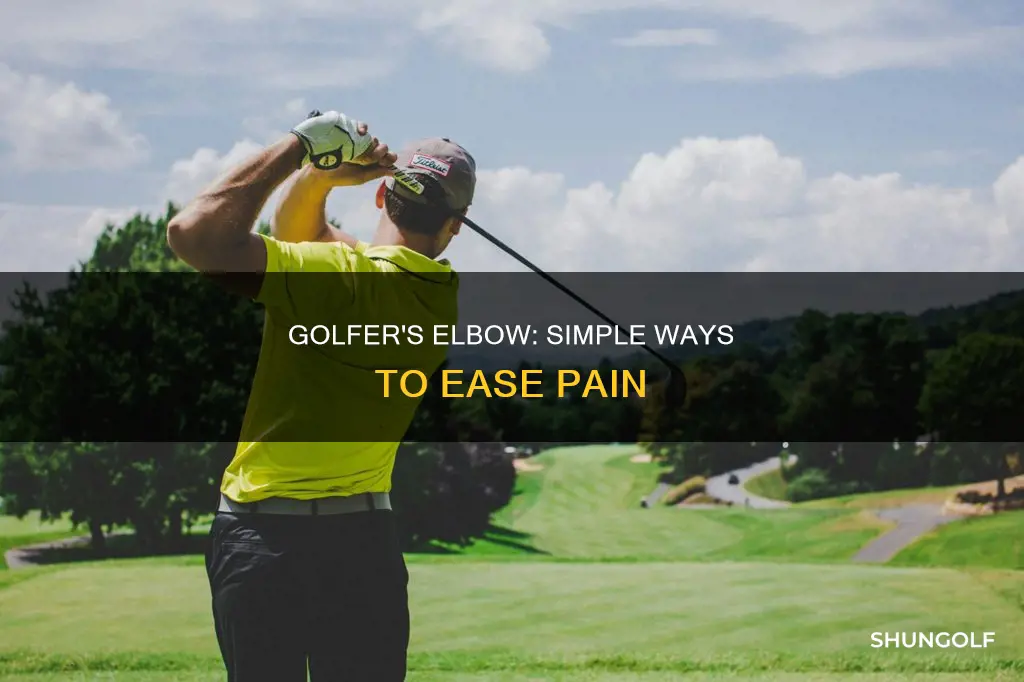 how to help golfer elbow pain