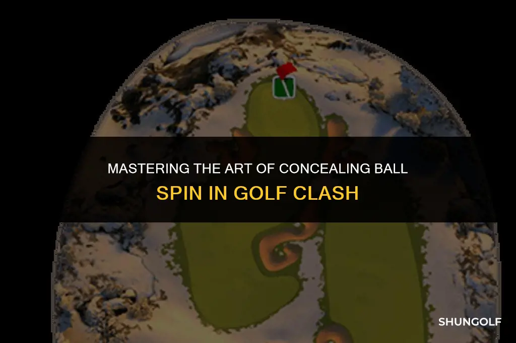 how to hide ball spin in golf clash