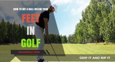 Mastering the Low Shot: How to Hit a Ball Below Your Feet in Golf