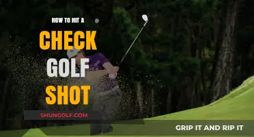 Mastering the Check Shot: A Golfer's Guide to Precision and Control