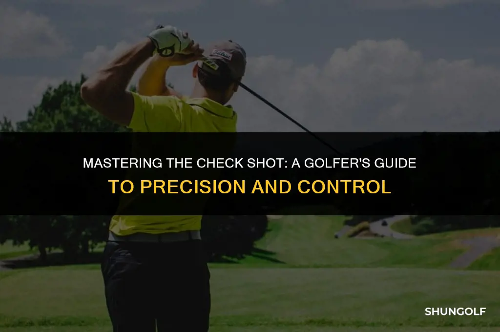 how to hit a check golf shot