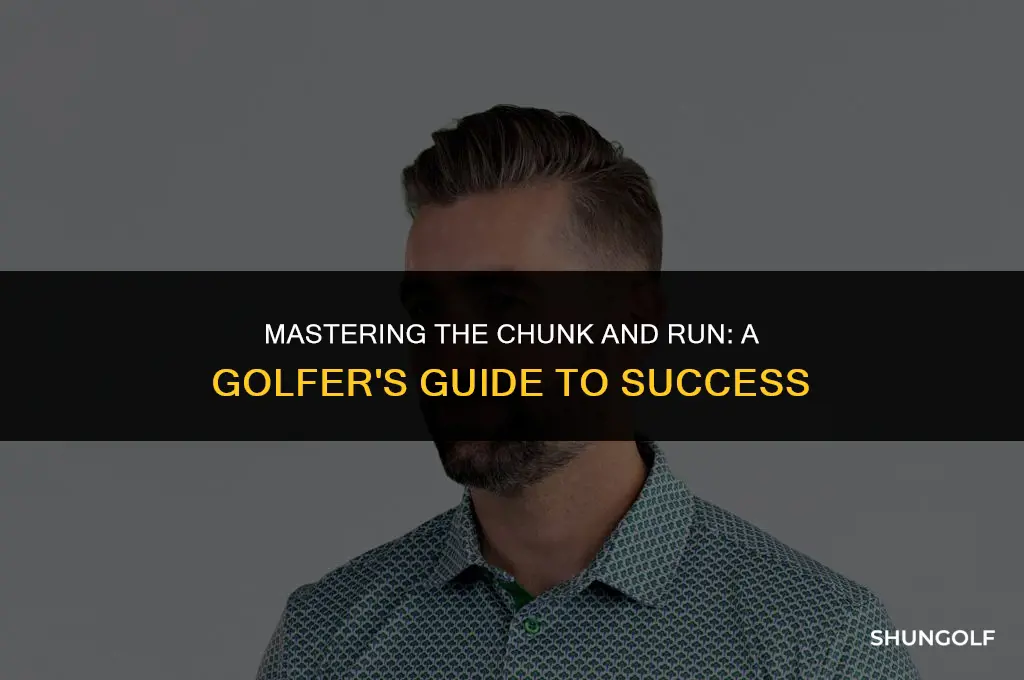 how to hit a chunk and run golf shot