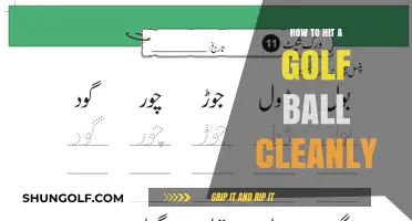 Mastering the Art of Clean Golf Shots: A Beginner's Guide