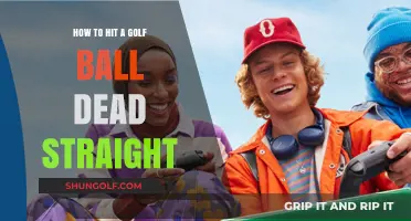 Mastering the Art of Hitting a Golf Ball Dead Straight