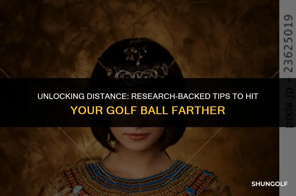 how to hit a golf ball farther according to research