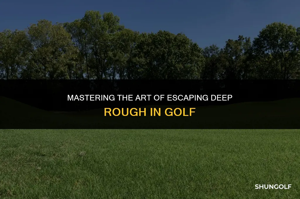 how to hit a golf ball from deep rough