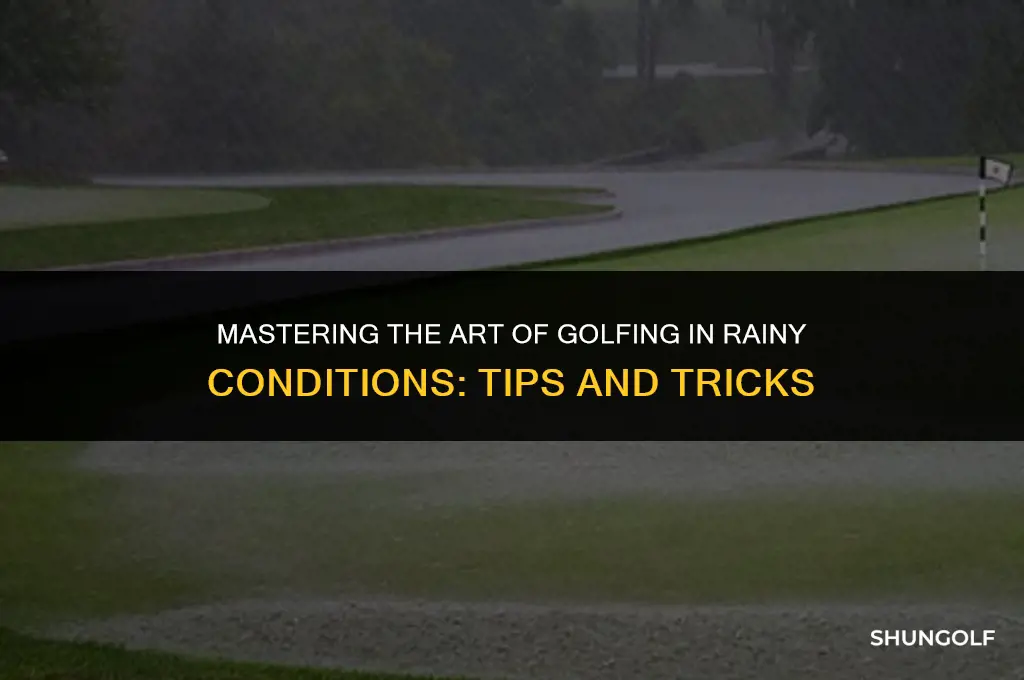 how to hit a golf ball in the rain