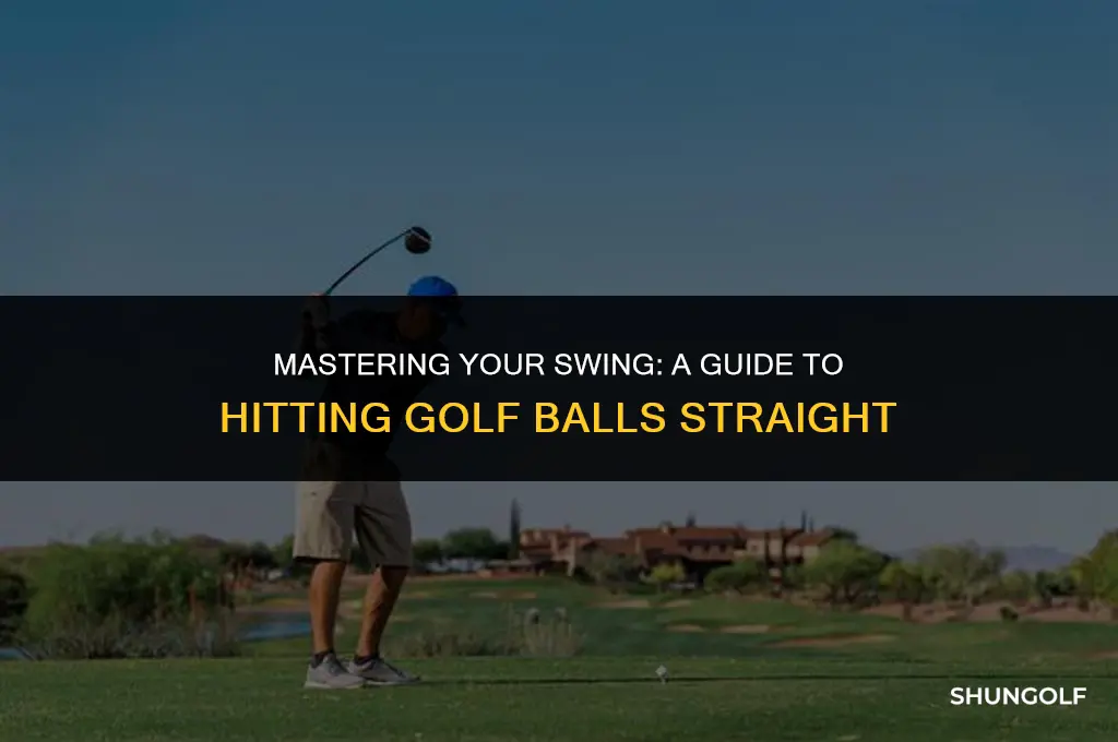 how to hit a golf ball in the right direction