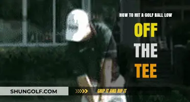 Mastering the Low Tee Shot: A Golfer's Guide to Precision and Control