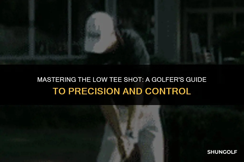 how to hit a golf ball low off the tee