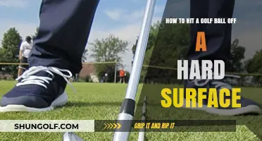 Mastering the Art of Hitting Golf Balls Off Hard Surfaces